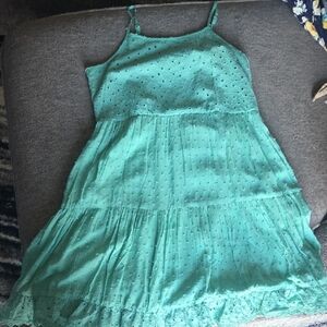Art Class Teal Kids Dress